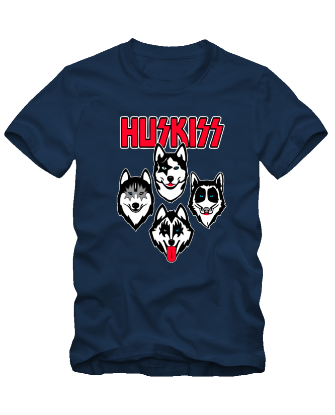 marškinėliai kiss huskiss marškinėliai kiss huskiss